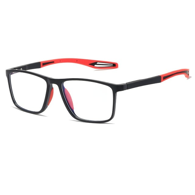 🕶️🔥 -50% ! Lunettes Lecture Progressives Polycarbonate Aérospatial – Double Foyer Loin Près Sans Ligne Démarcation, Ultra-Légères 17g Anti-Lumière Bleue HD, Presbytie +0 à +4 · Orange Noir Rouge ✨
