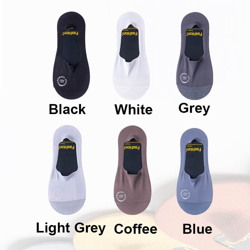 🧦 🌬️ Chaussettes courtes en maille respirante fine – Légères, invisibles & antidérapantes – parfaites pour baskets, mocassins ou espadrilles en été 👟