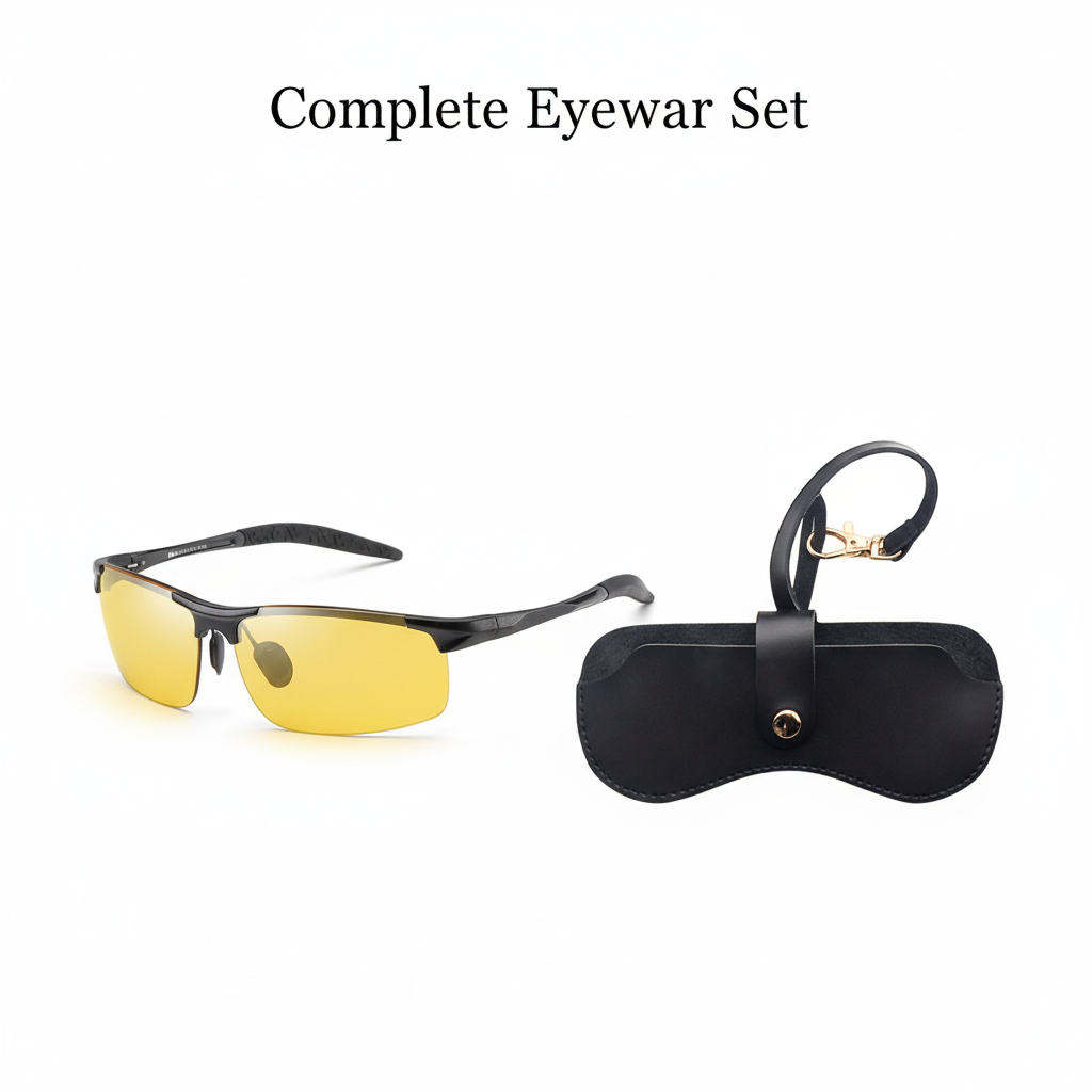 🕶️ 50 % DE RÉDUCTION ! ⏰ Lunettes de soleil photochromiques avec verres HD polarisés et anti-éblouissement – Monture sport sans contour – Idéales pour la conduite, la pêche, le vélo et les activités de plein air – Protection fiable par tous les temps ☀️