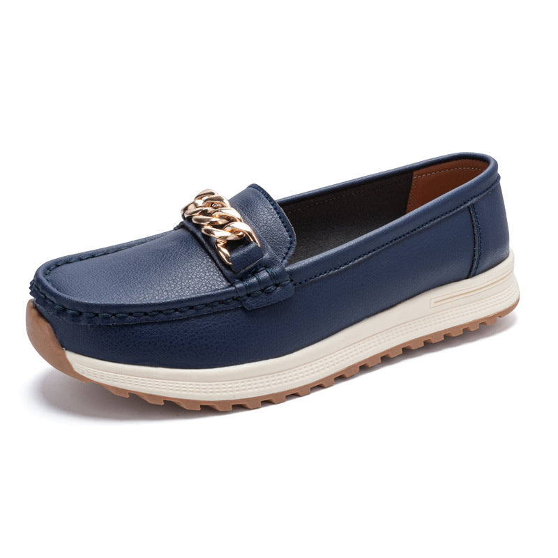 đ Vente chaude 50% de rĂ©duction đ„Mocassins Unis Ă Talon Plat â ĂlĂ©gance Minimaliste pour Femmes Modernes