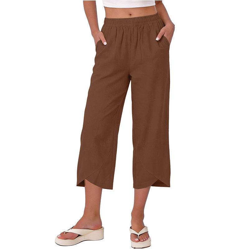 đââïž Se vend en quelques secondes â dĂ©pĂȘchez-vous ! Pantalon court dĂ©contractĂ© pour femme, coupe ample et jambes larges