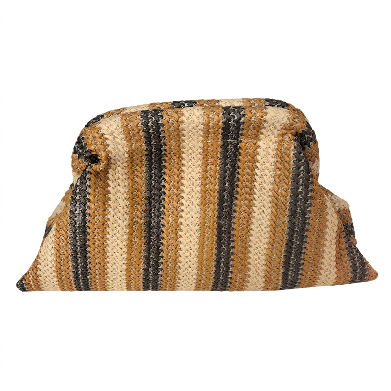 đ Pochette pour femme Ă rayures tissĂ©es â Ă©lĂ©gante, polyvalente et pratique â parfaite pour les soirĂ©es, les fĂȘtes et les occasions spĂ©ciales â un accessoire raffinĂ© pour toutes vos tenues.