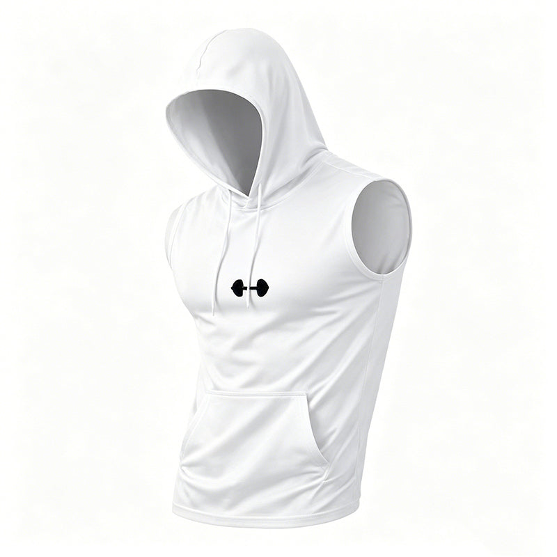 đïž 50% DE RĂDUCTION ! đȘ Sweat Ă Capuche Sans Manches AthlĂ©tique Homme â Coupe DĂ©gagĂ©e, Tissu LĂ©ger & Respirant â Poche Kangourou Avant â IdĂ©al pour la Gym, la Course et le Quotidien đ