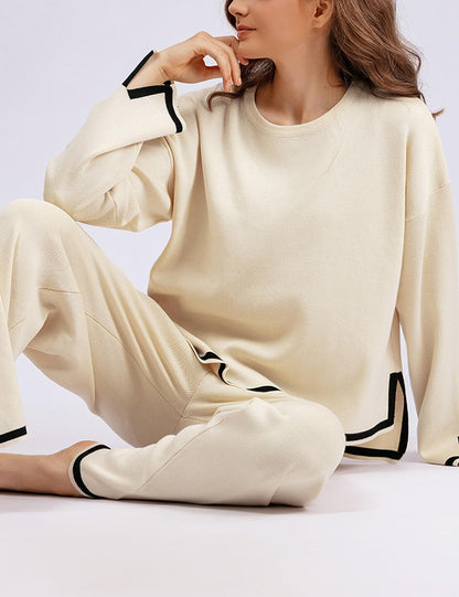 Ensemble de détente élégant en maille élastique