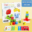 🎭 Puzzle 5D Changement de Visages - Jeu Familial Interactif, Stimule la Créativité et la Logique des Enfants 👨‍👩‍👧‍👦✨