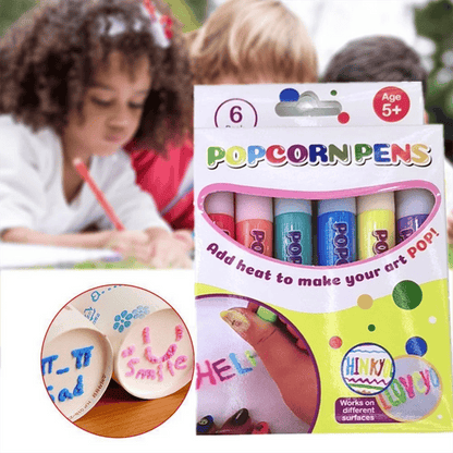 🎄🎁 Stylos à dessin DIY Bubble Popcorn, création ludique, cadeau original pour enfants et loisirs créatifs ✨