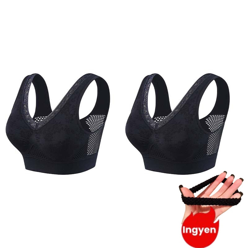 👙 Soutien-gorge confortable, offrant un bon maintien et respirant pour femmes matures | Sans armatures, en coton, grandes tailles – Paiement à la livraison ✨