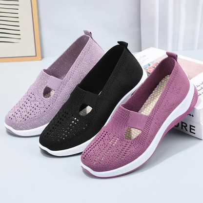 💎 -50% SUR LES BASKETS LÉGÈRES FEMME ! 💎 Semelle Antidérapante, Tricot Respirant & Confort Orthopédique pour la Marche ✨