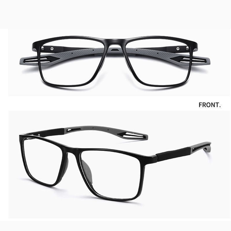 🕶️🔥 -50% ! Lunettes Lecture Progressives Polycarbonate Aérospatial – Double Foyer Loin Près Sans Ligne Démarcation, Ultra-Légères 17g Anti-Lumière Bleue HD, Presbytie +0 à +4 · Orange Noir Rouge ✨