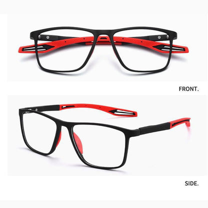 🕶️🔥 -50% ! Lunettes Lecture Progressives Polycarbonate Aérospatial – Double Foyer Loin Près Sans Ligne Démarcation, Ultra-Légères 17g Anti-Lumière Bleue HD, Presbytie +0 à +4 · Orange Noir Rouge ✨