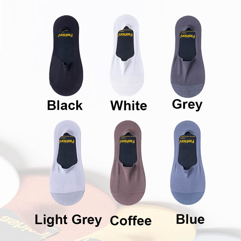 🧦 🌬️ Chaussettes courtes en maille respirante fine – Légères, invisibles & antidérapantes – parfaites pour baskets, mocassins ou espadrilles en été 👟