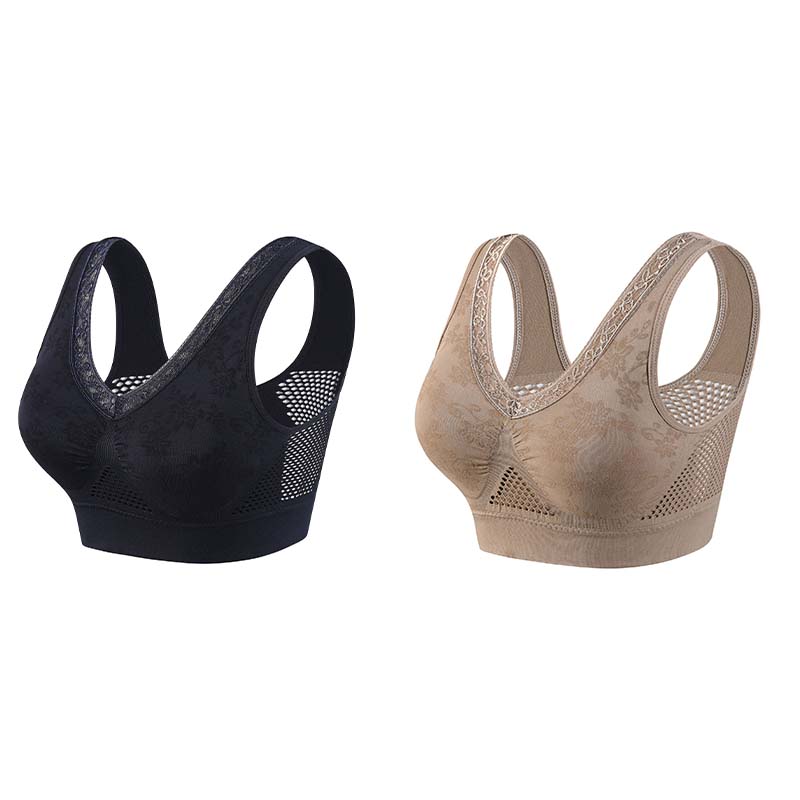 👙 Soutien-gorge confortable, offrant un bon maintien et respirant pour femmes matures | Sans armatures, en coton, grandes tailles – Paiement à la livraison ✨