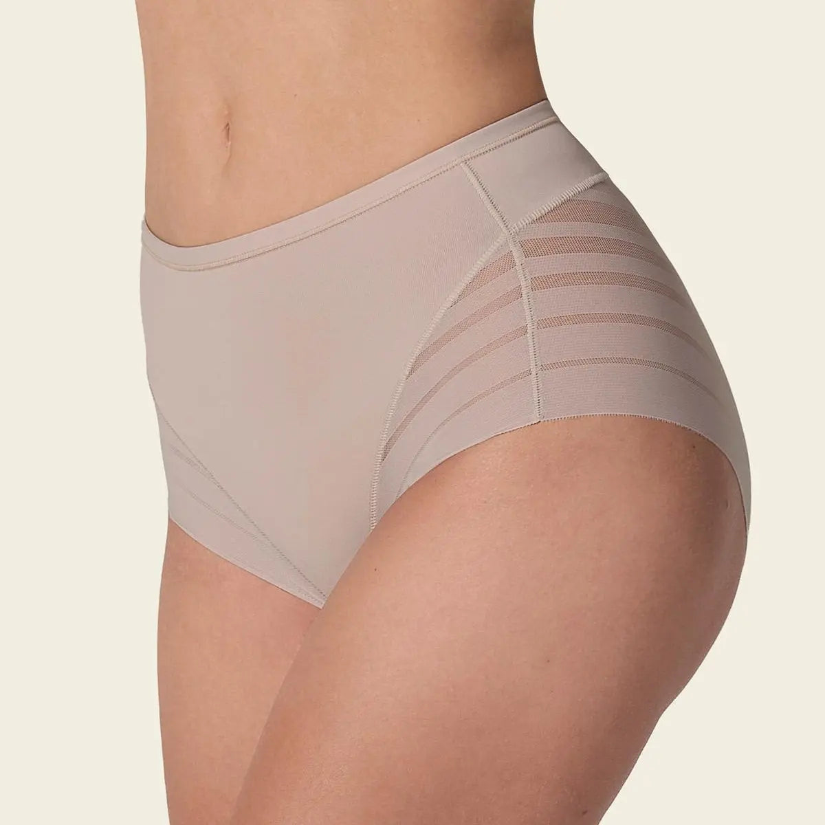 Culottes rayées respirantes et sans coutures | Sous-vêtements invisibles et légers | Culottes pour femmes douces et confortables