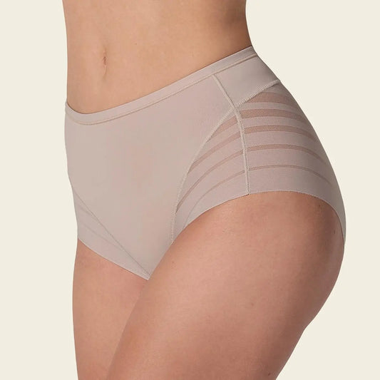 Culottes rayées respirantes et sans coutures | Sous-vêtements invisibles et légers | Culottes pour femmes douces et confortables