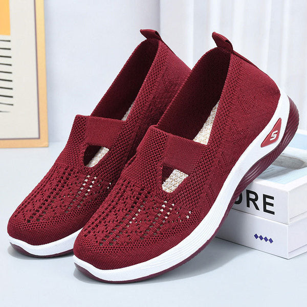 💎 -50% SUR LES BASKETS LÉGÈRES FEMME ! 💎 Semelle Antidérapante, Tricot Respirant & Confort Orthopédique pour la Marche ✨