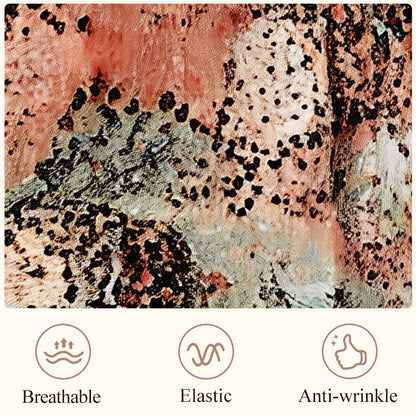 🔥 Dernier jour ! 50 % de réduction sur la robe midi léopard à col V pour femme 🐆 Un style safari chic et décontracté, avec des poches, idéale au quotidien et pour les loisirs.