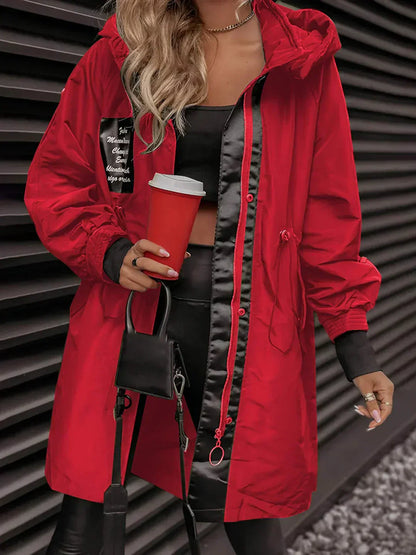 💜 DERNIER JOUR DE LA PROMOTION – 50 % DE RÉDUCTION 💜 Veste femme à manches longues et capuche