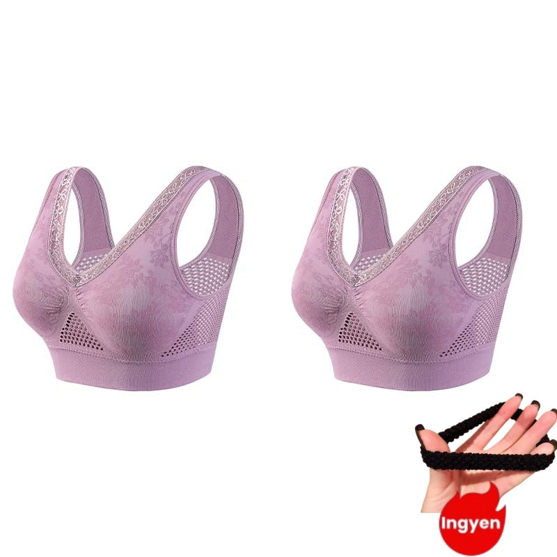 👙 Soutien-gorge confortable, offrant un bon maintien et respirant pour femmes matures | Sans armatures, en coton, grandes tailles – Paiement à la livraison ✨