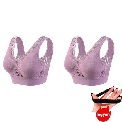 👙 Soutien-gorge confortable, offrant un bon maintien et respirant pour femmes matures | Sans armatures, en coton, grandes tailles – Paiement à la livraison ✨