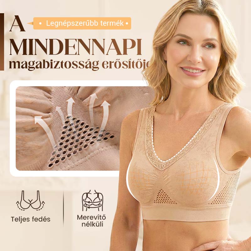 👙 Soutien-gorge confortable, offrant un bon maintien et respirant pour femmes matures | Sans armatures, en coton, grandes tailles – Paiement à la livraison ✨