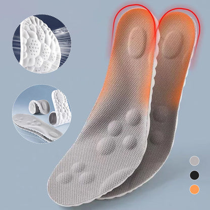 👟 Semelle Intérieure 4D Cloud – Confort Quotidien et Amorti Doux ☁️