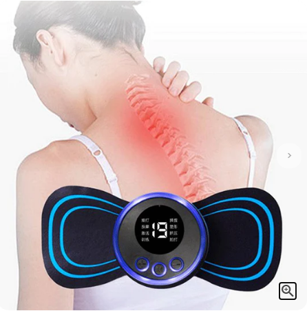 📢📢50 % de réduction !!!✨Masseur portable 8 modes + écran LCD : soulagement musculaire discret, rechargeable & sans fil ! 💆‍♀️⚡