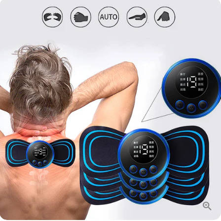 📢📢50 % de réduction !!!✨Masseur portable 8 modes + écran LCD : soulagement musculaire discret, rechargeable & sans fil ! 💆‍♀️⚡