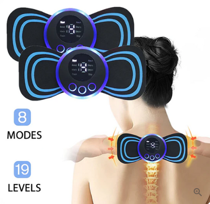 📢📢50 % de réduction !!!✨Masseur portable 8 modes + écran LCD : soulagement musculaire discret, rechargeable & sans fil ! 💆‍♀️⚡