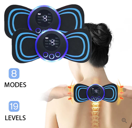 📢📢50 % de réduction !!!✨Masseur portable 8 modes + écran LCD : soulagement musculaire discret, rechargeable & sans fil ! 💆‍♀️⚡