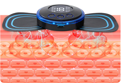 📢📢50 % de réduction !!!✨Masseur portable 8 modes + écran LCD : soulagement musculaire discret, rechargeable & sans fil ! 💆‍♀️⚡