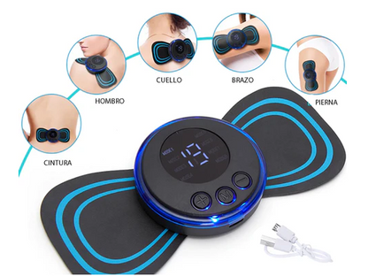 📢📢50 % de réduction !!!✨Masseur portable 8 modes + écran LCD : soulagement musculaire discret, rechargeable & sans fil ! 💆‍♀️⚡