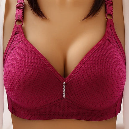 🌸🦋 OFFRE LIMITÉE 50% DE RÉDUCTION! Soutien-Gorge Sans Fil Grande Taille pour Femmes – Doux Comme un Nuage, Sans Piqûre, Sans Compression – Confort Toute la Journée au Travail, à la Maison ou pour Dormir 😴🌙