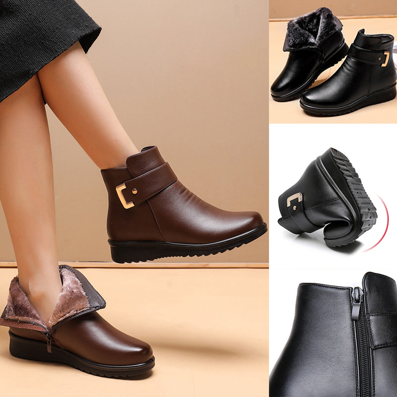 💖Bottes courtes orthopédiques antidérapantes confortables d'hiver pour femmes💖Livraison gratuite