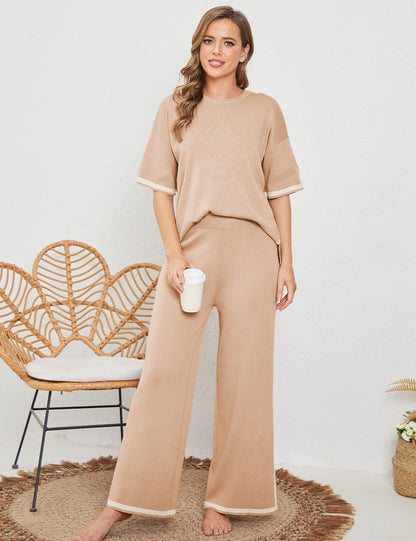 Ensemble de détente élégant en maille élastique
