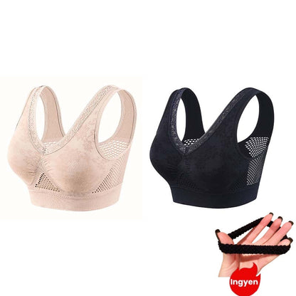 👙 Soutien-gorge confortable, offrant un bon maintien et respirant pour femmes matures | Sans armatures, en coton, grandes tailles – Paiement à la livraison ✨