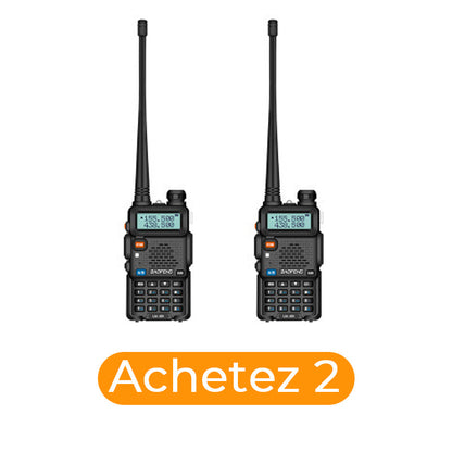📢📢50% de réduction !!!🔥Radio amateur UV-5R longue portée UV5R Radio bidirectionnelle double bande Walkie