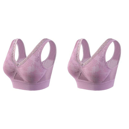 👙 Soutien-gorge confortable, offrant un bon maintien et respirant pour femmes matures | Sans armatures, en coton, grandes tailles – Paiement à la livraison ✨