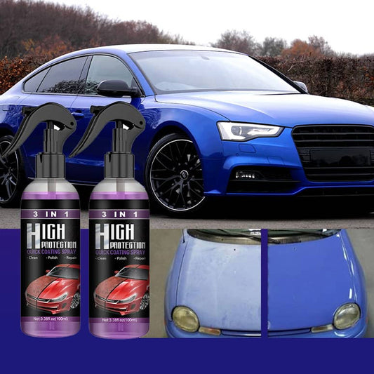 Spray de revêtement de voiture rapide 3 en 1 de haute protection