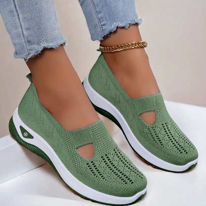 💎 -50% SUR LES BASKETS LÉGÈRES FEMME ! 💎 Semelle Antidérapante, Tricot Respirant & Confort Orthopédique pour la Marche ✨