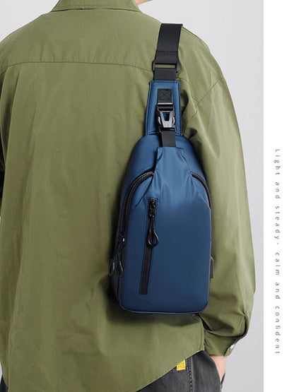 🎒 50% DE RÉDUCTION ! 🛡️ Sac de Poitrine en Oxford – Léger, Multi-poches & Pour Randonnée & Voyage ✨
