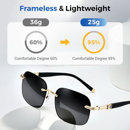 Lunettes de soleil HD sans cadre