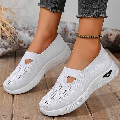 💎 -50% SUR LES BASKETS LÉGÈRES FEMME ! 💎 Semelle Antidérapante, Tricot Respirant & Confort Orthopédique pour la Marche ✨