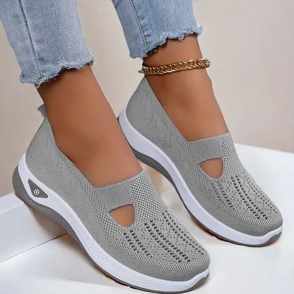 💎 -50% SUR LES BASKETS LÉGÈRES FEMME ! 💎 Semelle Antidérapante, Tricot Respirant & Confort Orthopédique pour la Marche ✨