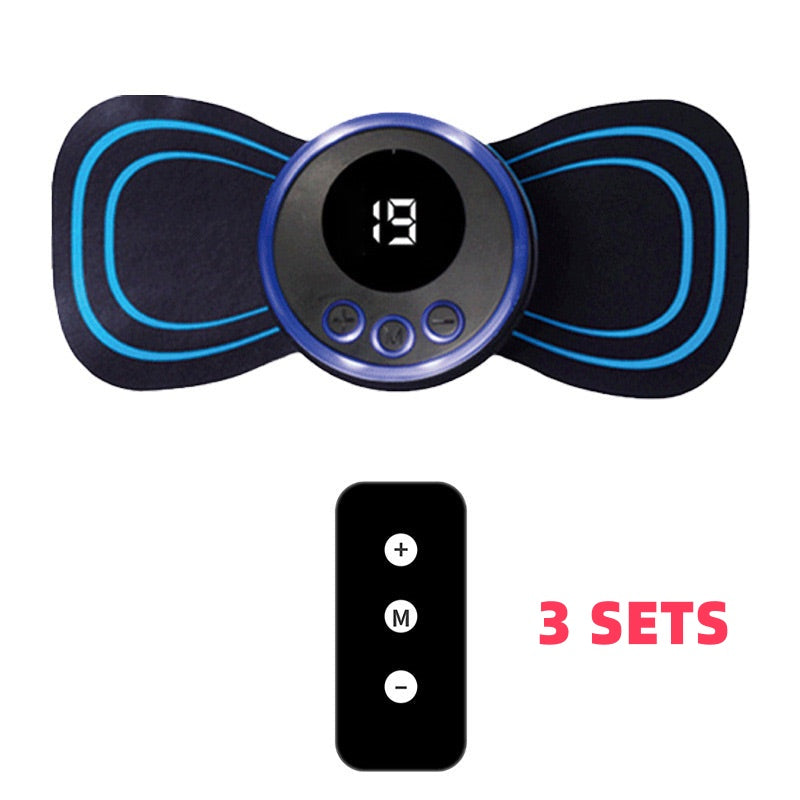 📢📢50 % de réduction !!!✨Masseur portable 8 modes + écran LCD : soulagement musculaire discret, rechargeable & sans fil ! 💆‍♀️⚡