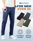 ⭐ Offre à durée limitée : 70 % de réduction 🏆 Best-seller 🥰 MultiPants – Pantalon cargo ultra-extensible, résistant et doté de nombreuses poches