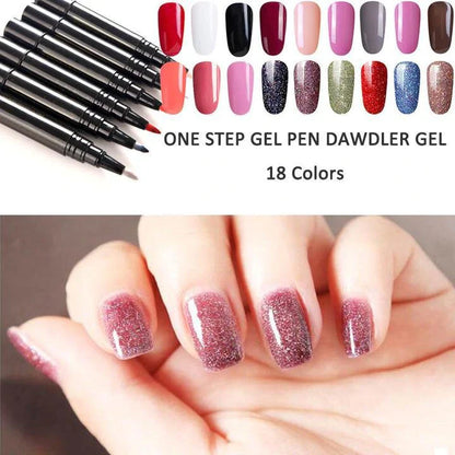 Stylo de vernis à ongles en une étape