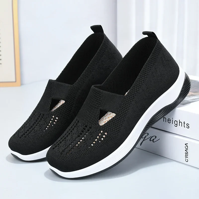 💎 -50% SUR LES BASKETS LÉGÈRES FEMME ! 💎 Semelle Antidérapante, Tricot Respirant & Confort Orthopédique pour la Marche ✨