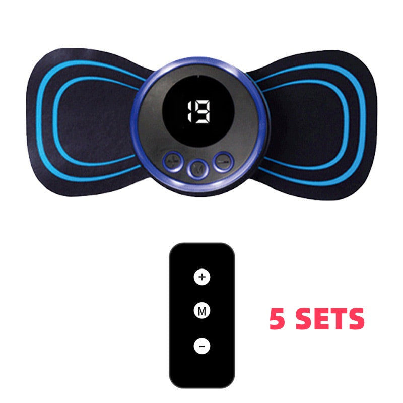 📢📢50 % de réduction !!!✨Masseur portable 8 modes + écran LCD : soulagement musculaire discret, rechargeable & sans fil ! 💆‍♀️⚡