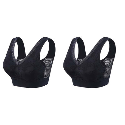 👙 Soutien-gorge confortable, offrant un bon maintien et respirant pour femmes matures | Sans armatures, en coton, grandes tailles – Paiement à la livraison ✨