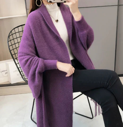 🔥Durée limitée -58%🔥Manteau à manches longues et pompons pour femme【Vente directe d'usine】
